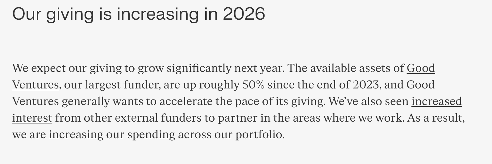 Text graphic stating